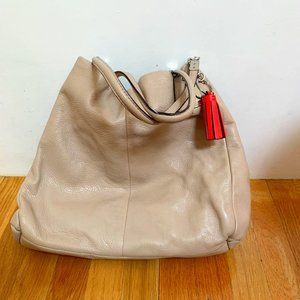 Coach Hallie Shoulder Bag, Beige